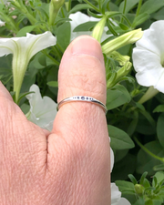 Sterling Silver Tiny Moon Phases Ring