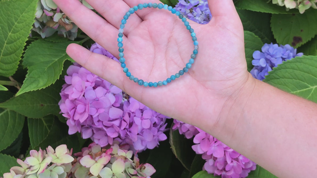 Children's Apatite 4mm Gemstone Bracelet video