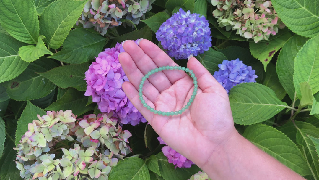 Children's Aventurine 4mm Gemstone Bracelet Video