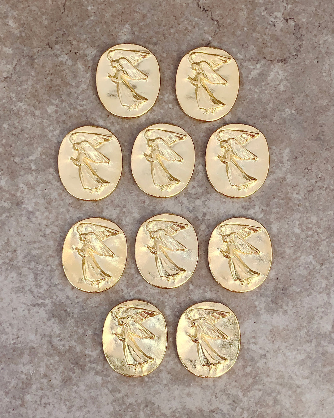 10 Gold Pocket Angel Tokens