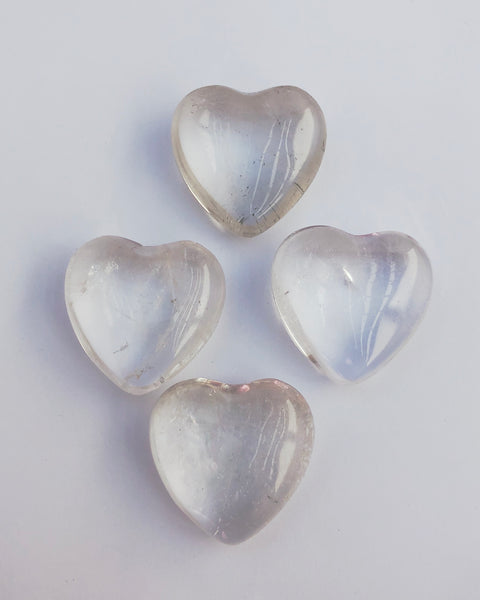 Quartz Crystal Small Heart