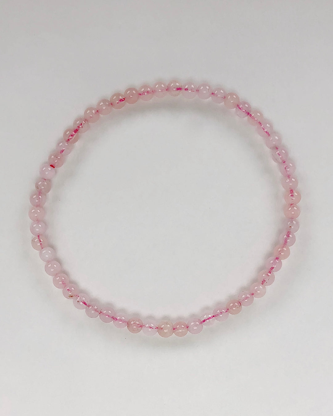 Morganite 4mm Gemstone Bracelet