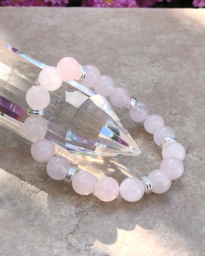 Rose Quartz 10mm Gemstone Bracelet