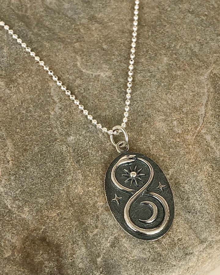 Infinity Serpent Ouroboros Necklace