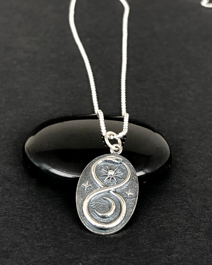 Infinity Serpent Ouroboros Necklace