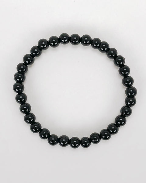 Powerful Black Obsidian 8mm Bead Gemstone Bracelet – My Little Magic Shop