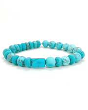 Turquoise gemstone elastic Bracelet 