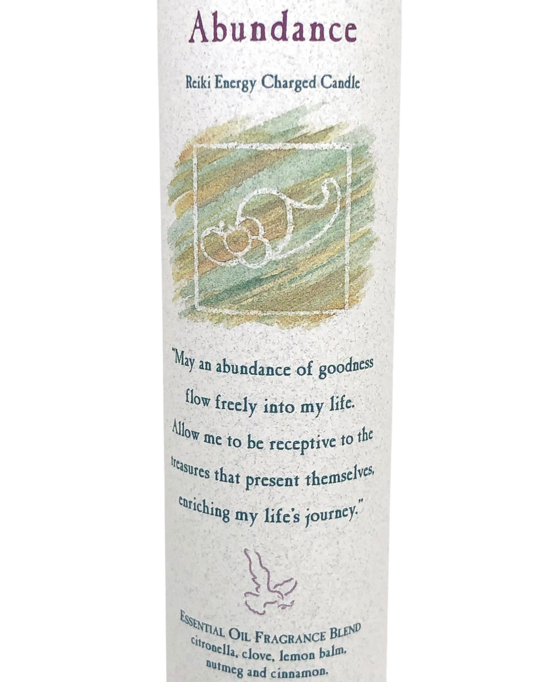 Abundance Reiki Charged Candle