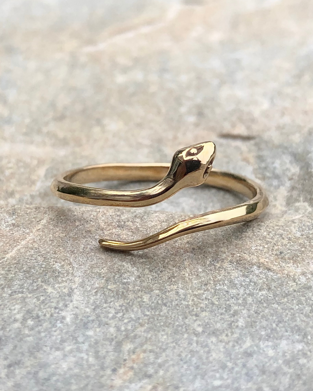 Snake Ring Bronze Adjustable