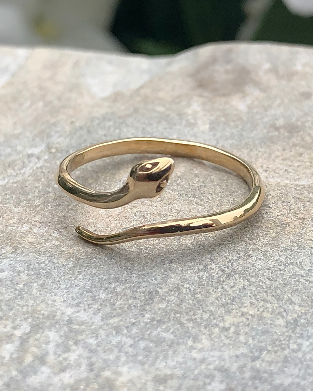 Snake Ring Bronze Adjustable