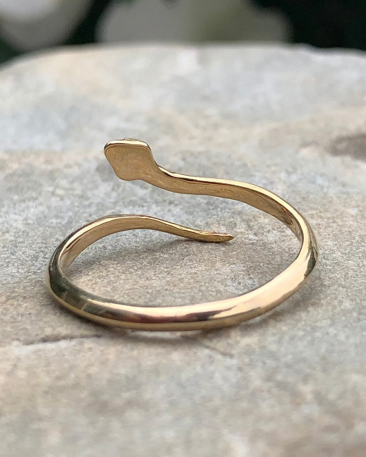 Snake Ring Bronze Adjustable