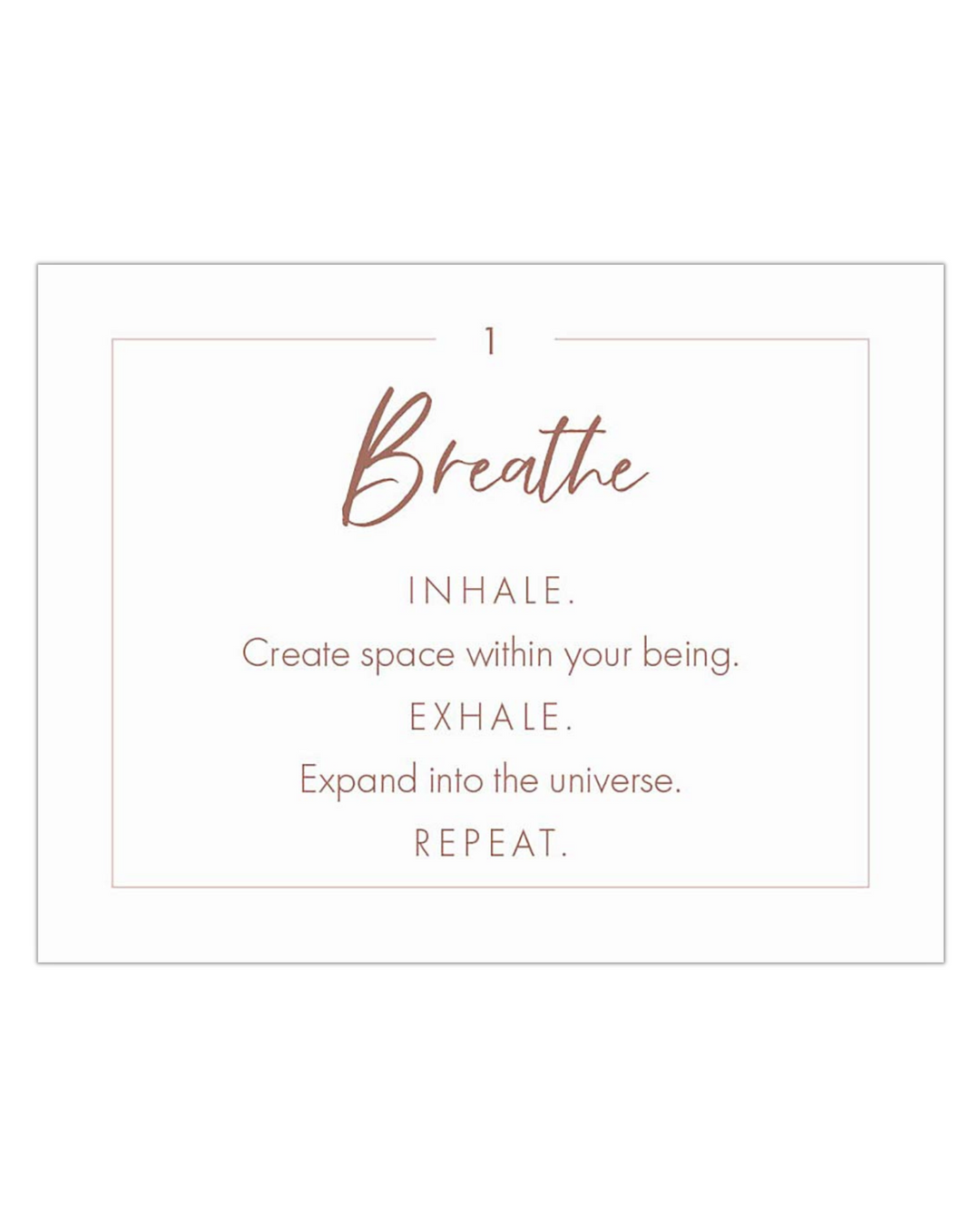 Affirmations Cards Breathe card