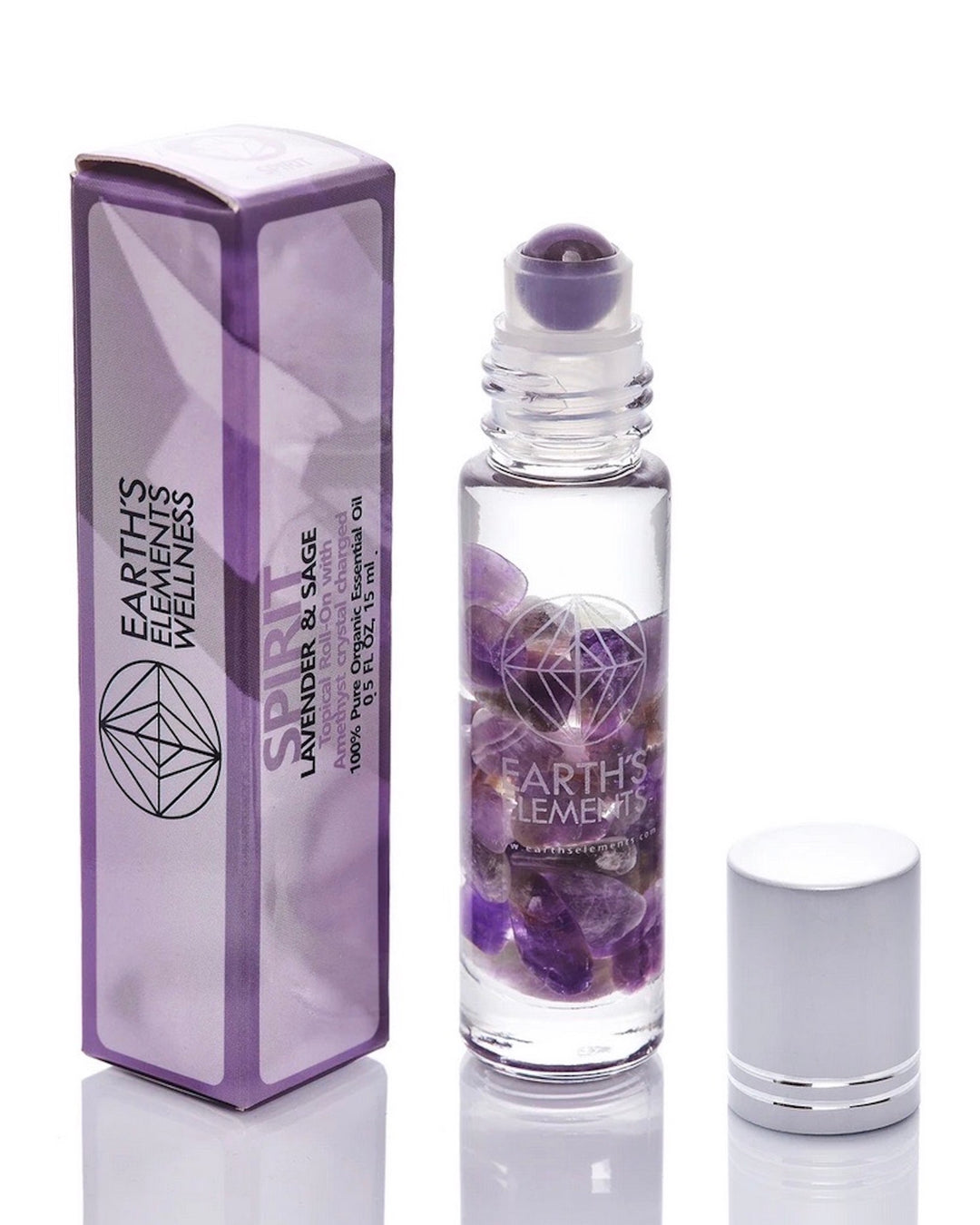 Amethyst Essential Oil Gemstone Roll On - SPIRIT