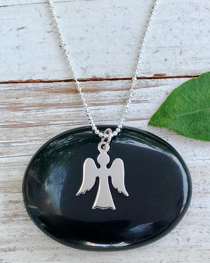 Sterling Silver Angel Necklace