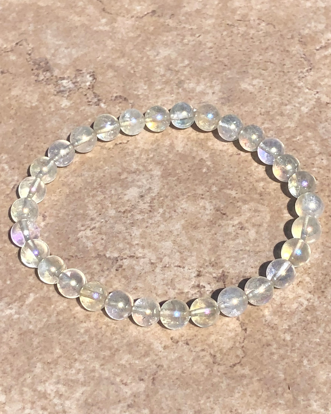 Angel Aura 6mm Gemstone Bracelet