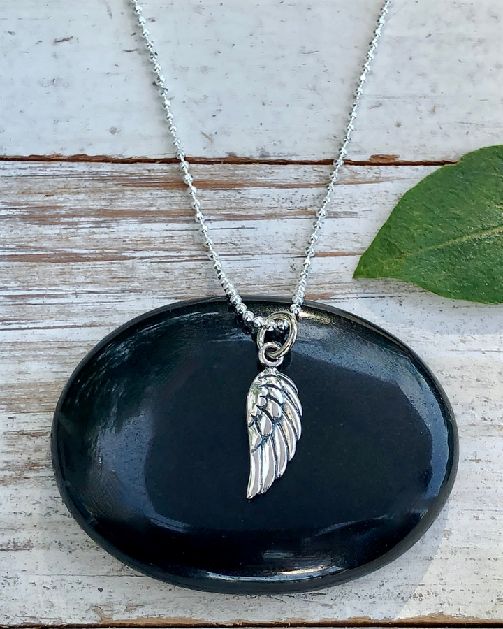 Silver Angel Wing Necklace