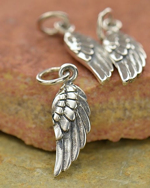 Silver Angel Wing Necklace