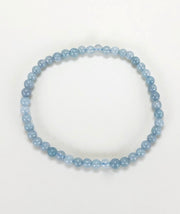Aquamarine Mini 4mm Gemstone Bracelet