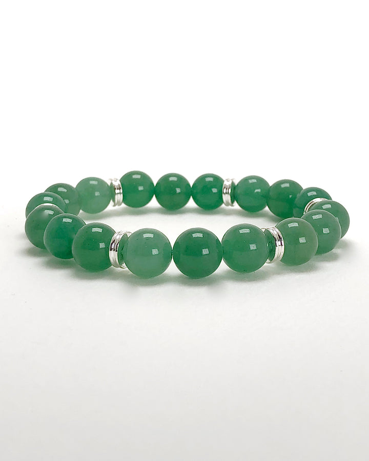 Aventurine 10mm Gemstone Bracelet