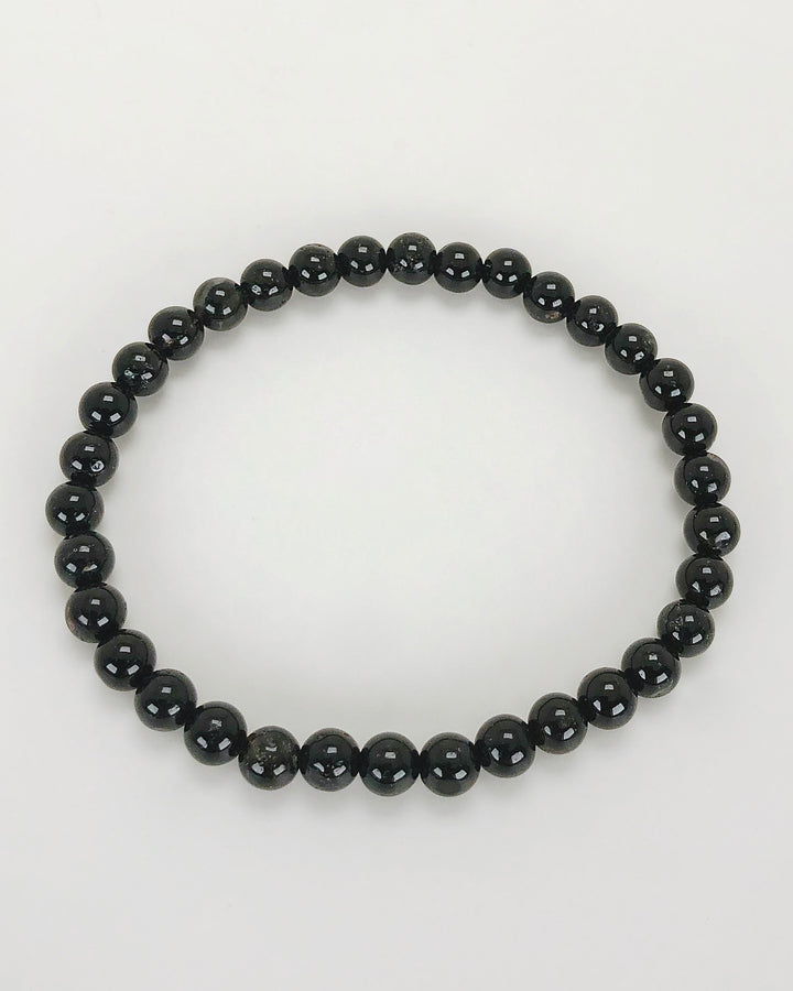 Black Tourmaline 6mm Gemstone Bracelet