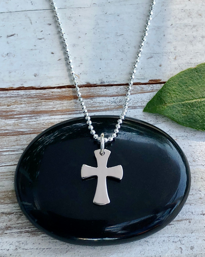 Silver Celtic Cross Necklace