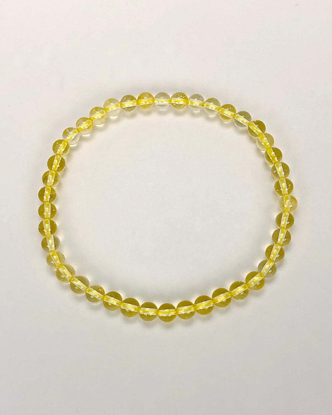 Children's Citrine 4mm Gemstone Bracelet