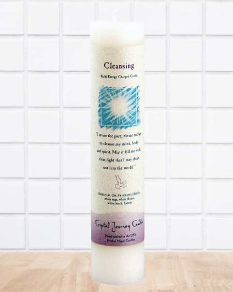 Cleansing Reiki Charged Candle