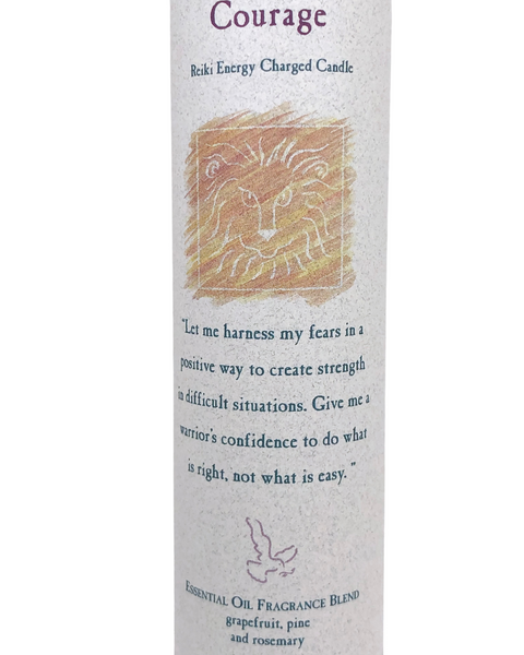 Courage Reiki Charged Candle