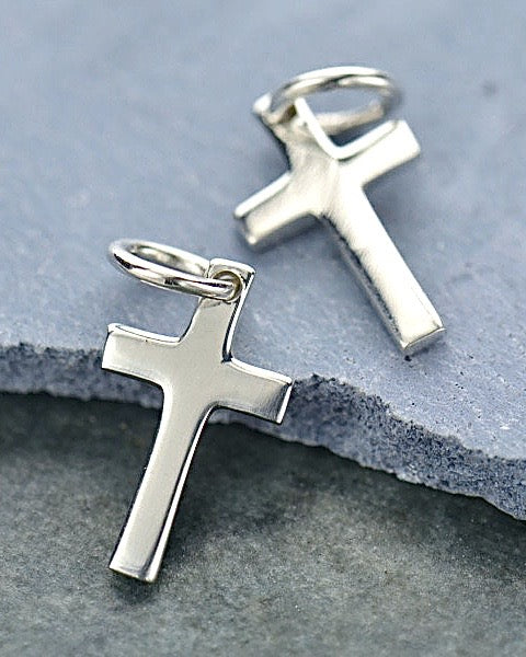 Sterling Silver Tiny Cross Necklace