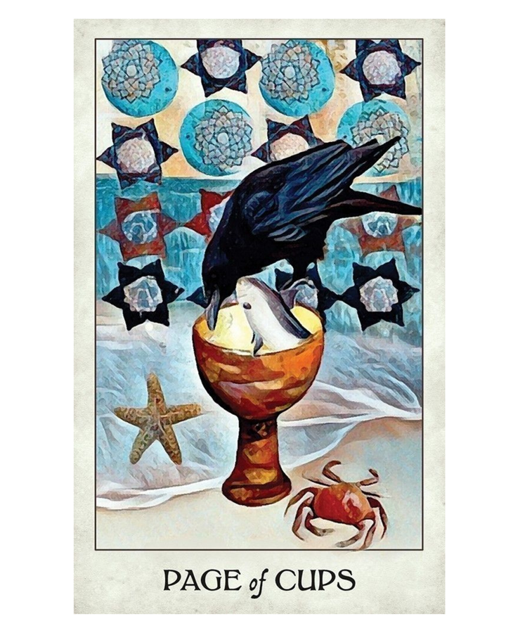 Crow Tarot Cards and Guidebook