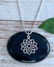 Sterling Silver Crown Chakra Necklace