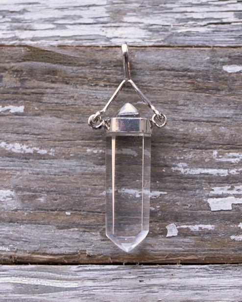 Quartz Crystal Point Pendant - MASTER HEALER