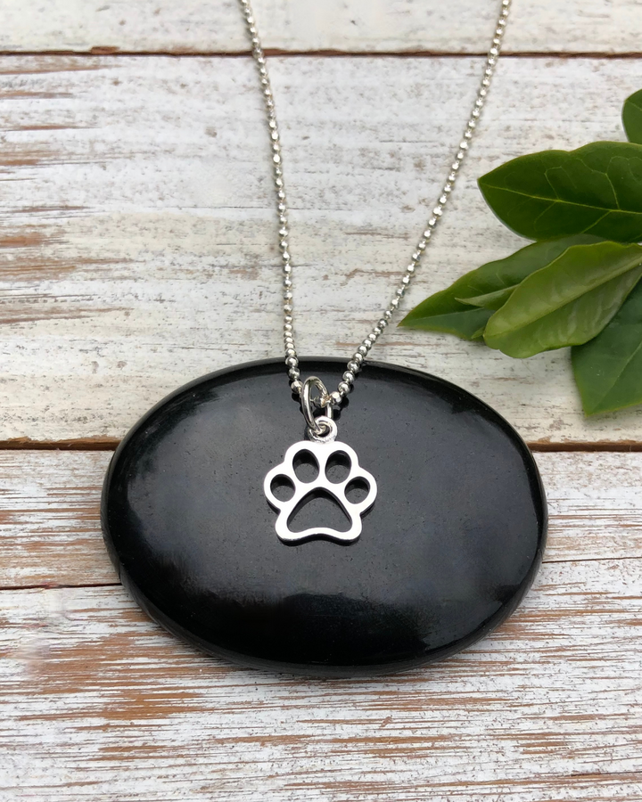 Paw Print Charm Necklace