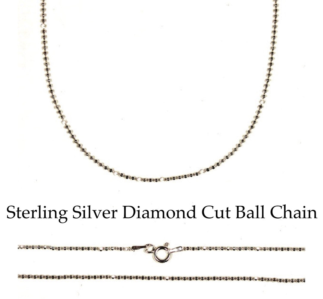 Sterling Silver Om Necklace