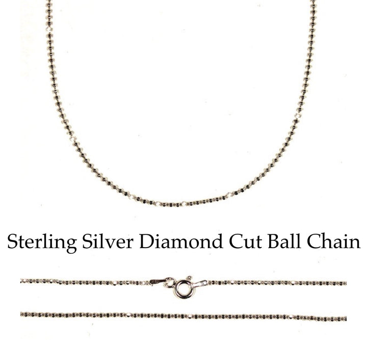 Sterling Silver Om Necklace