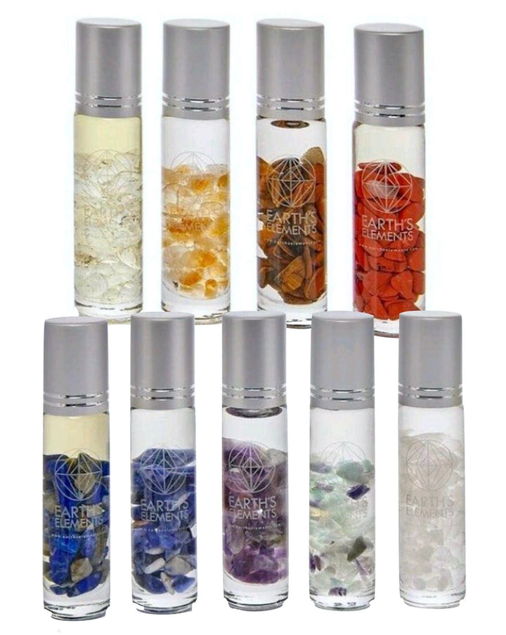 Essential Oil Gemstone Roll Ons Full Set