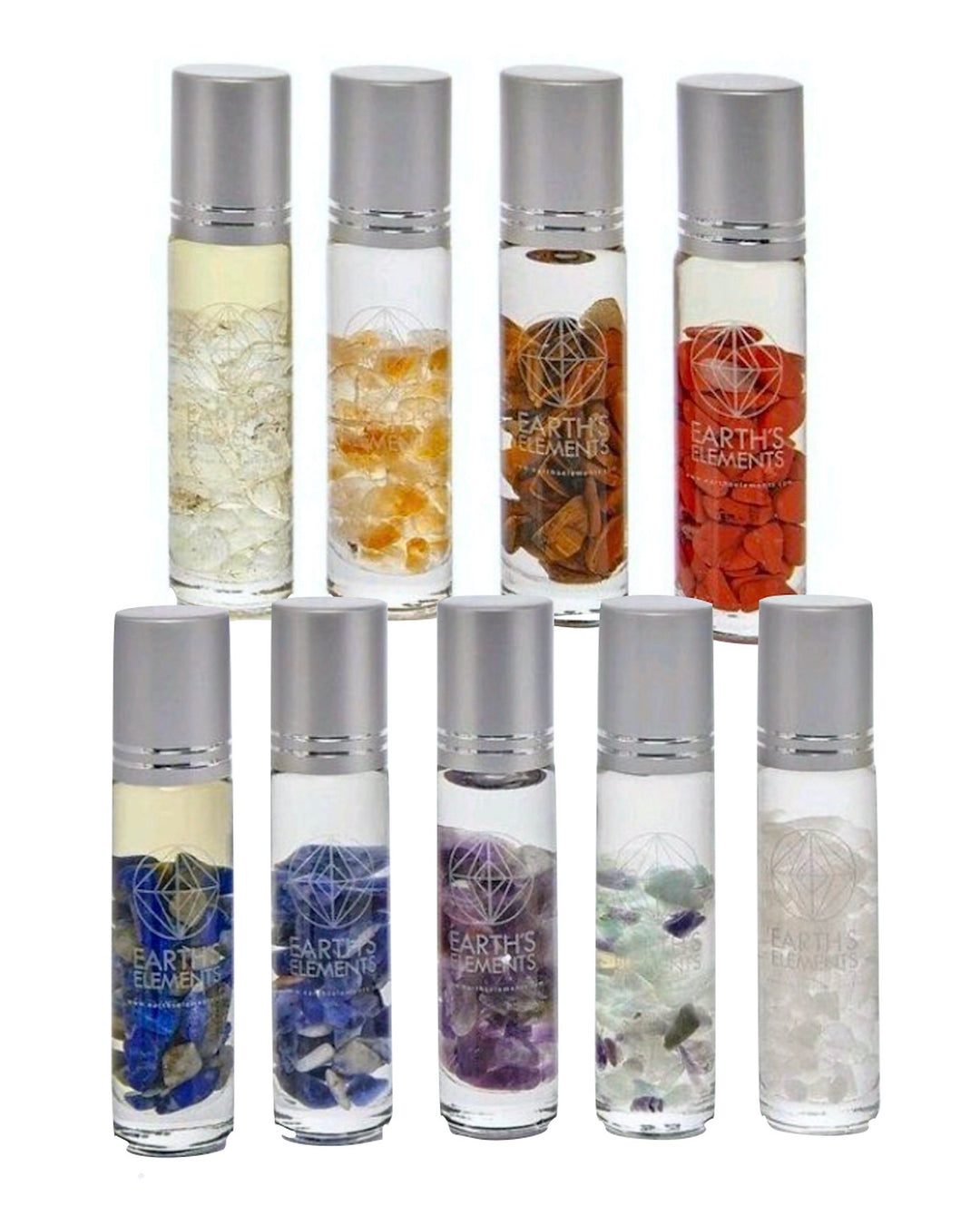 Quartz Crystal Essential Oil Gemstone Roll On - MANIFEST