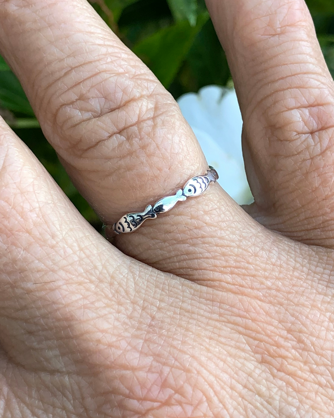 Fish Sterling Silver Ring