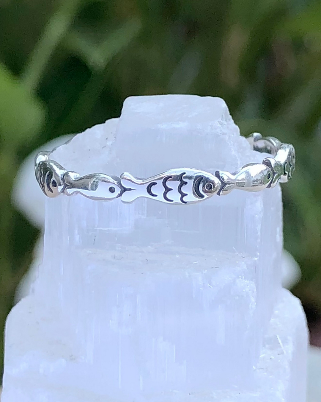 Fish Sterling Silver Ring – The Life Divine