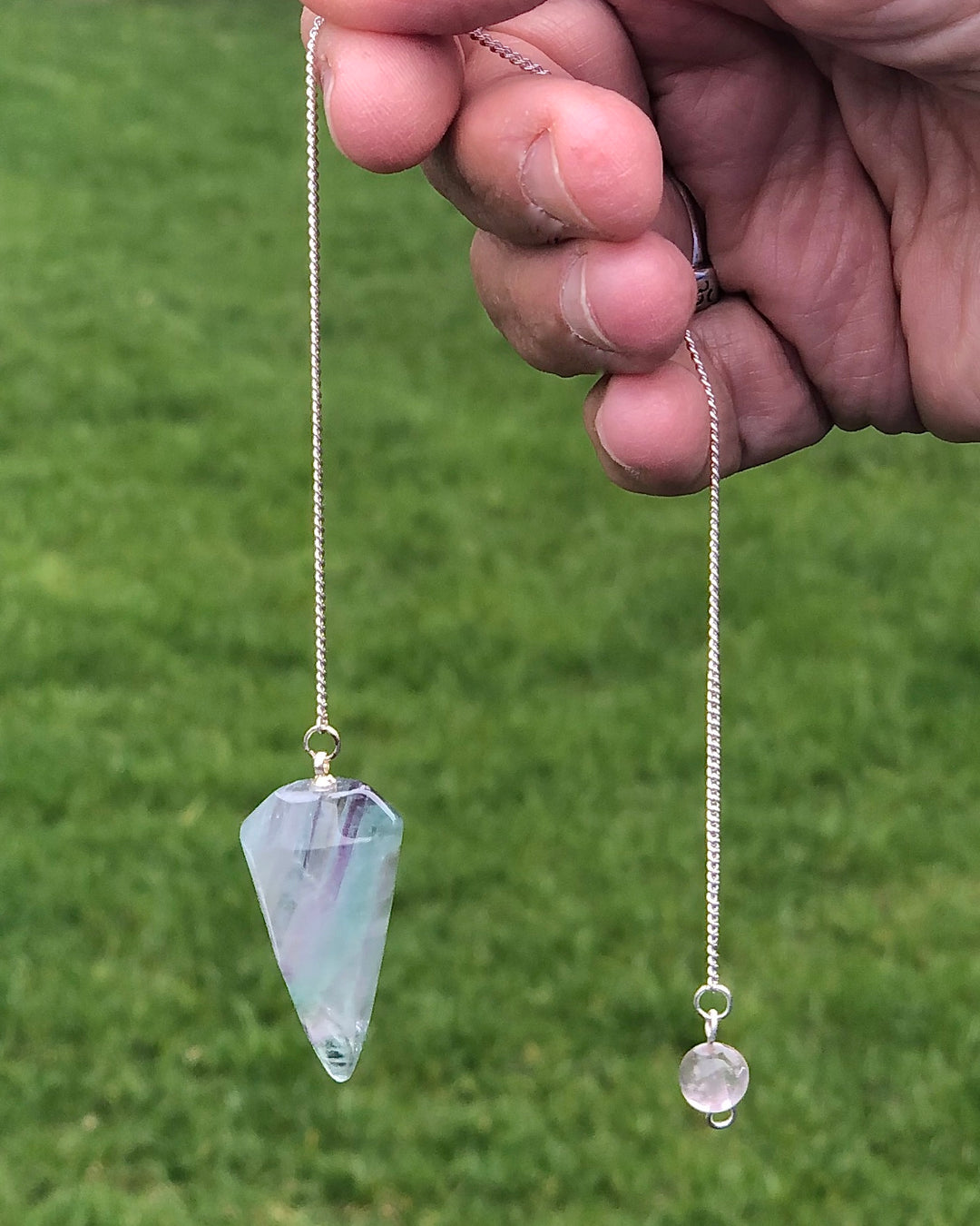 Fluorite Crystal Pendulum