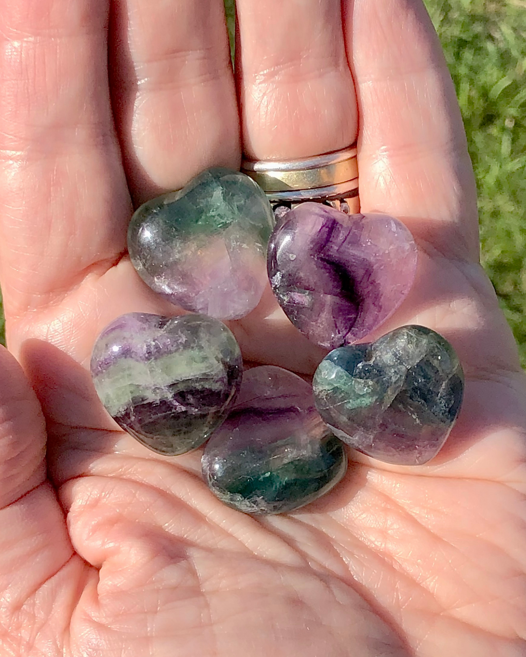 Fluorite Small Heart