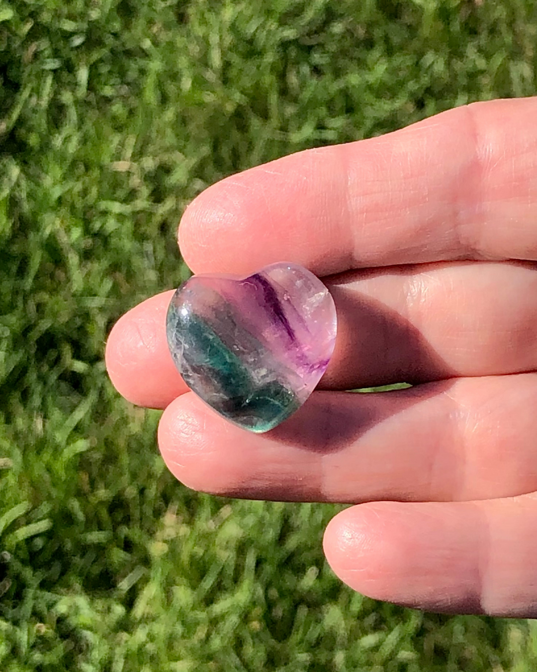 Fluorite Small Heart