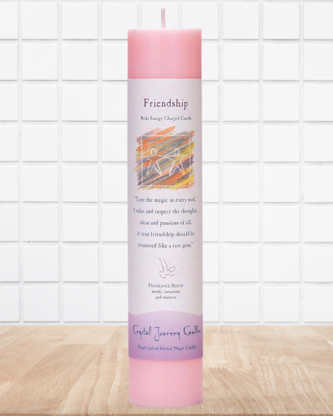 Friendship Reiki Charged Candle