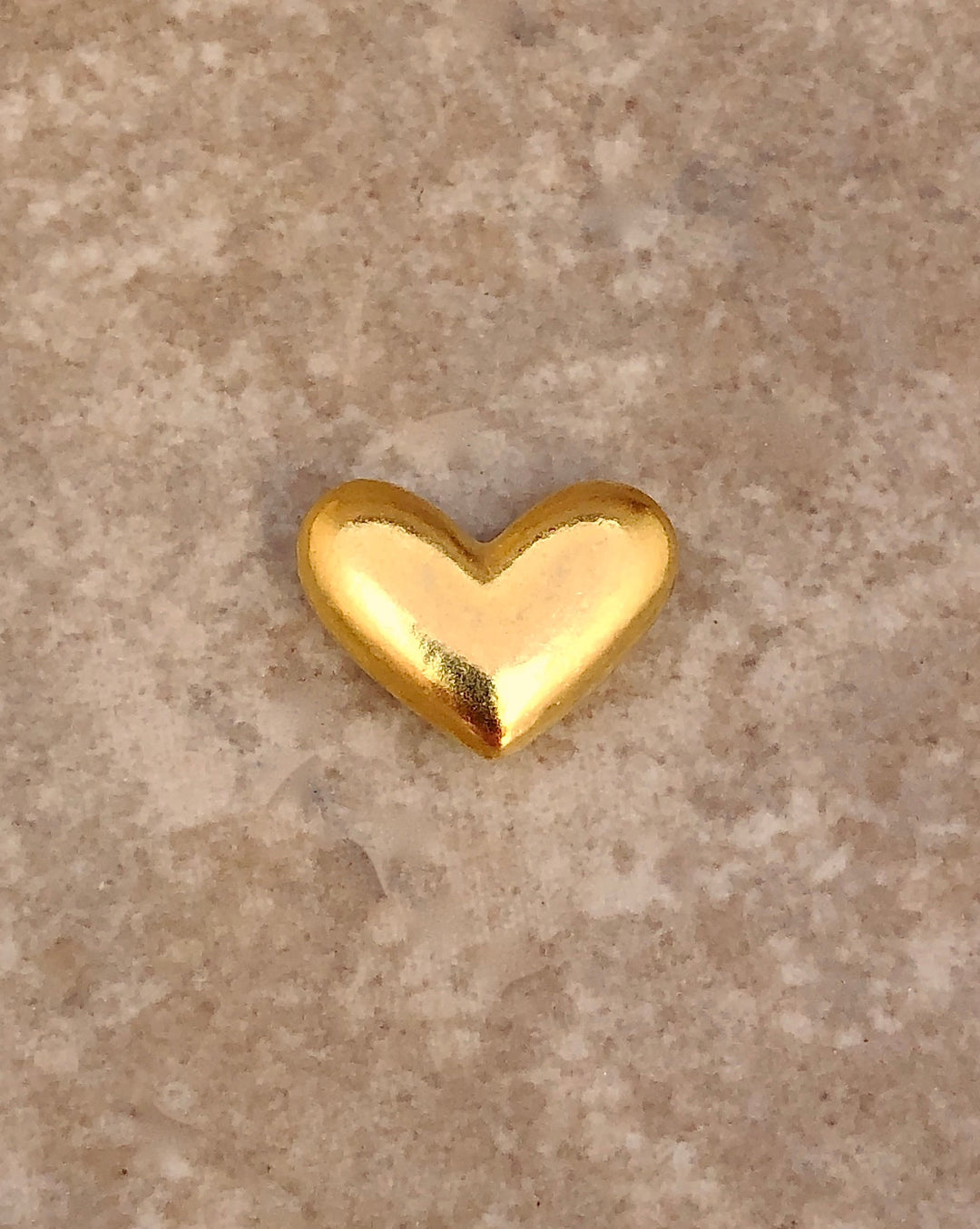 Gold Heart Pocket Token