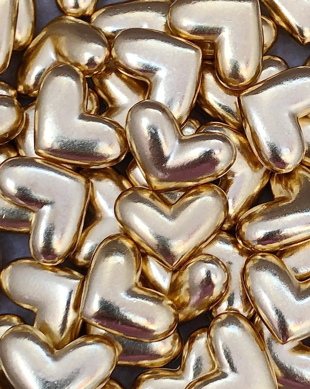 Gold Heart Pocket Tokens