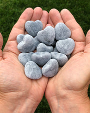 White or Gray Small Marble hearts