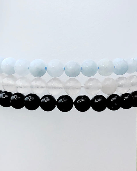 Healing and Renewal 6mm Gemstone Bracelet Set
