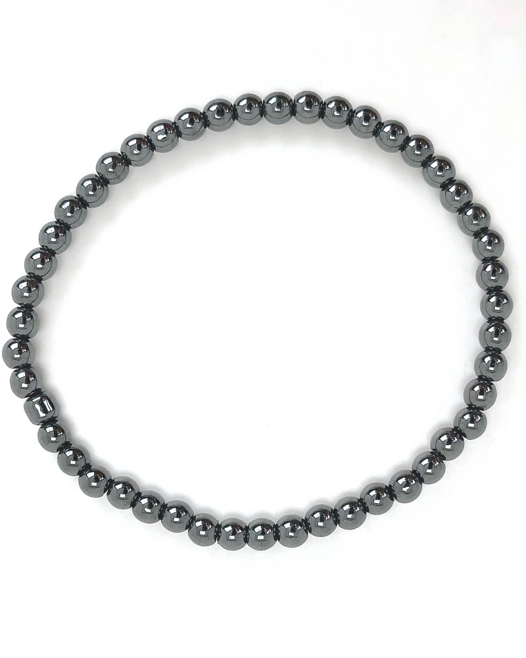 Hematite 4mm Gemstone Bracelet