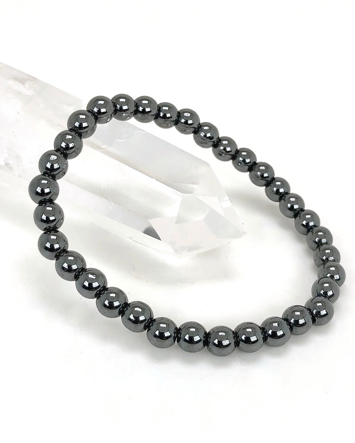 Hematite 6mm Gemstone Bracelet