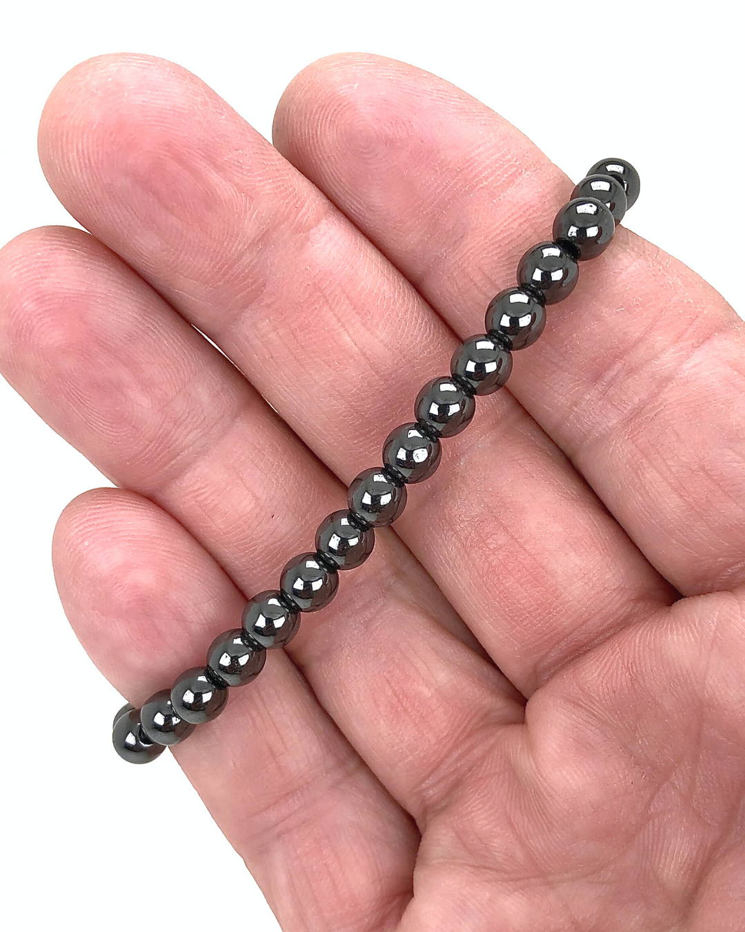 Hematite 6mm Gemstone Bracelet